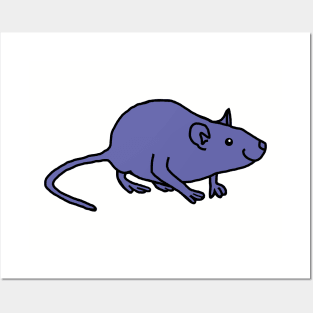 Very Peri Periwinkle Blue Rat Color of the Year 2022 Posters and Art